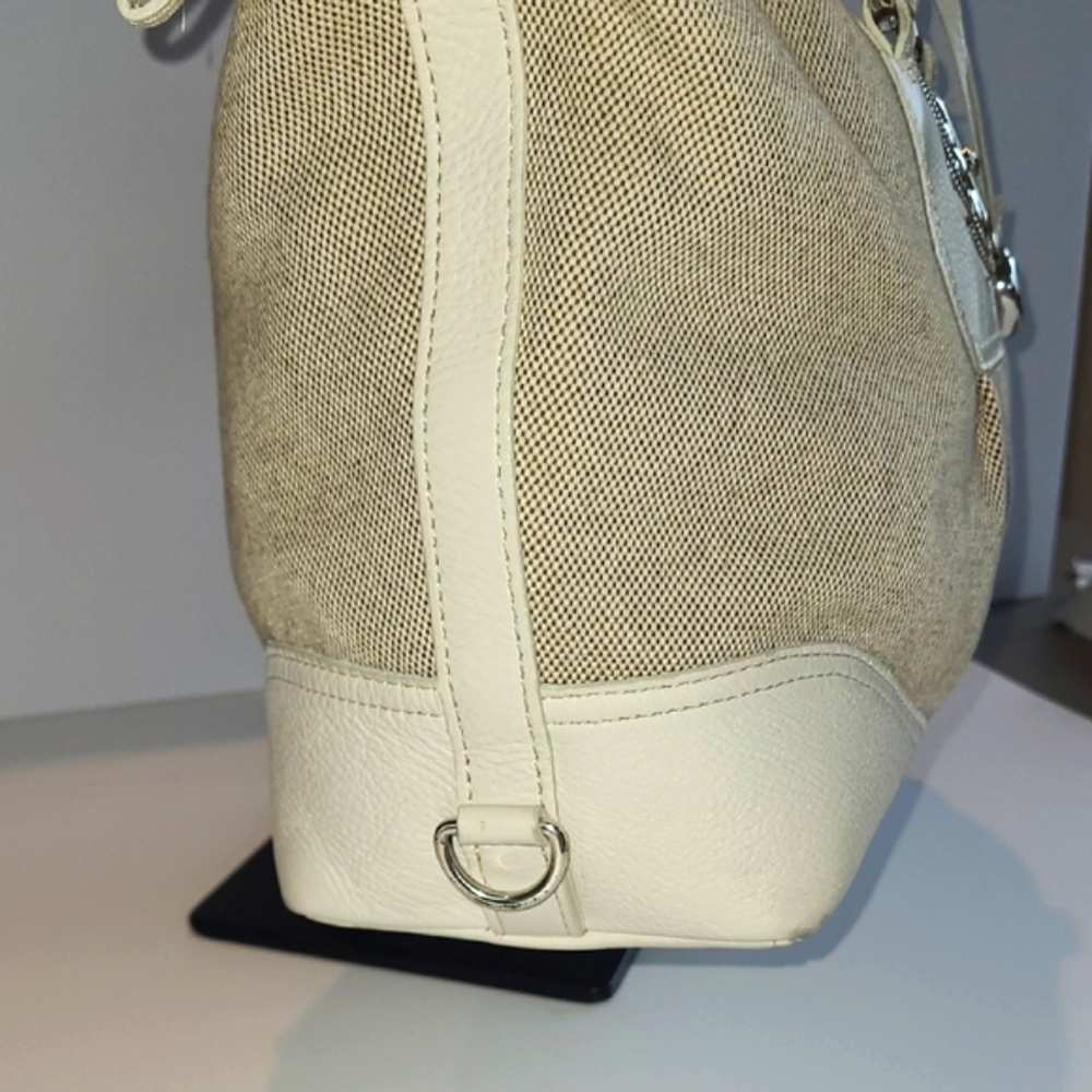 Brighton Sanibel Canvas & Leather Two Way Carry - Picture 3 of 11